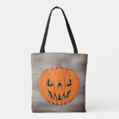Scary Jack-o'-Lantern Halloween Design Draagtas (Achterkant)