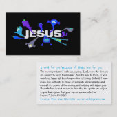 Scary Jesus Nights Visitekaartje (Voorkant / Achterkant)