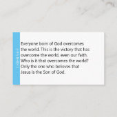 Scary Jesus Scriptkaarten Visitekaartje (Achterkant)