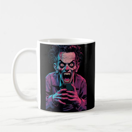 Scary Joker Halloween Mug - Éffrayant Coffee Cup C (Gauche)