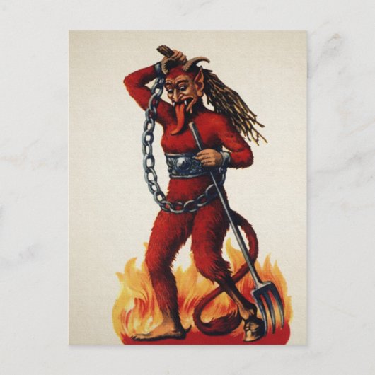  Scary Krampus Briefkaart (Voorkant)