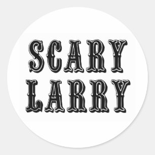 Scary Larry Ronde Sticker