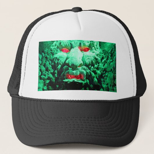 Scary Mask Face in Rock Face Trucker Pet (Voorkant)