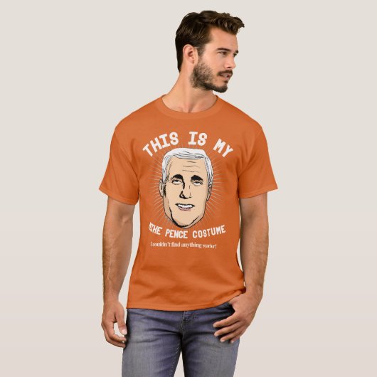 Scary Mike Pence kostuum T-shirt (Voorkant volledig)