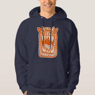 Scary Monster - Oranje Hoodie