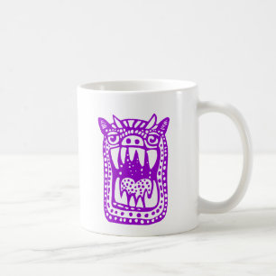 Scary Monster - Paars Koffiemok