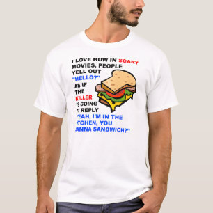 Scary Movie Hallo Grappige T-shirt