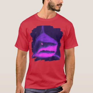 Scary Mutant Shark Zombie Sharks Alien Halloween T-shirt