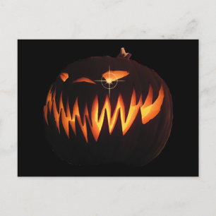 Scary Pumpkin-Briefkaart Briefkaart