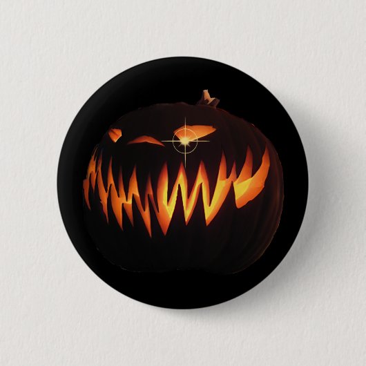Scary Pumpkin-Button Ronde Button 5,7 Cm (Voorkant)