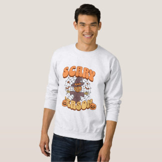 Scary Pumpkin Wizard voor Halloween Trui