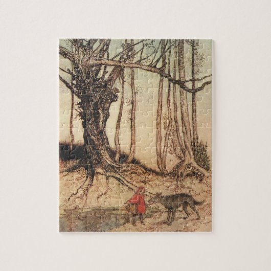 Scary Red Riding Hood Legpuzzel (Verticaal)