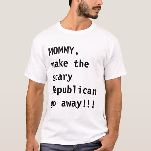 Scary Republikeins T-shirt (Voorkant)