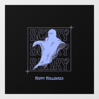 Scary Scary Scary Ghost Poster - Happy Halloween Raamsticker