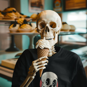 Scary Season Cartoon Skull Halloween T-shirt