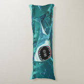 Scary Shark custom name body pillow Lichaamskussen (Voorkant Verticaal)