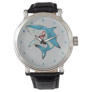 Scary Shark Horloge