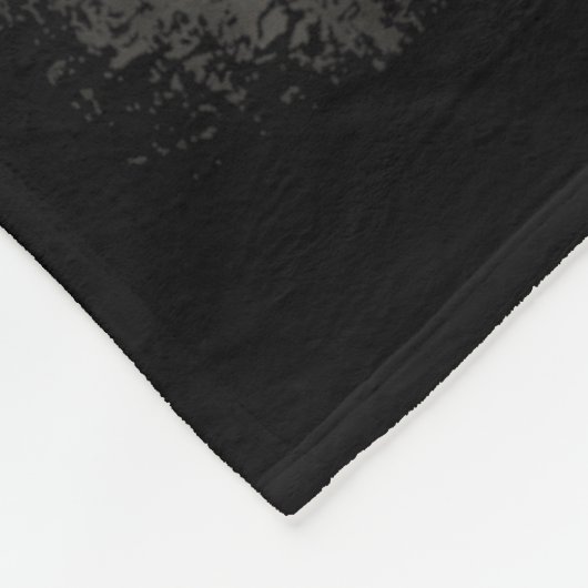 Scary Skeleton Hands Heart Sign Funny Halloween Co Fleece Deken (Hoek)