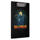 Scary Skeleton Night Halloween, Mijn Halloween Moo Klembord (Rechts)
