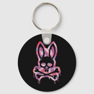 Scary Skull and Crossbones D Rabbit Horror Bunny H Sleutelhanger