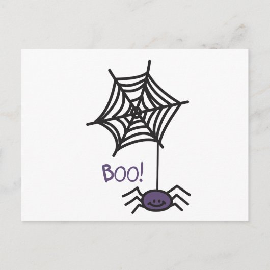 Scary Spider Briefkaart (Voorkant)