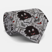 Scary Spider Stropdas (Opgerold)