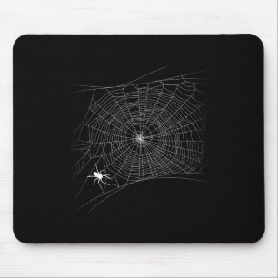 Scary Spider Web - Zwarte Weduwe Halloween Muismat