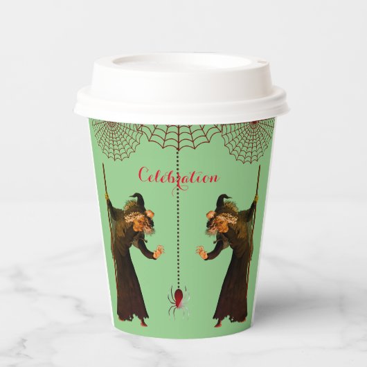 Scary Spiers Papieren Bekers (Voorkant)