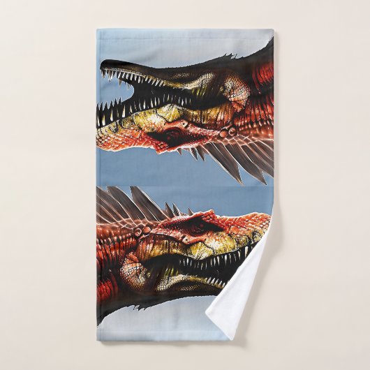 Scary Spinosaurus Dinosaur, Handdoek (Handdoek)