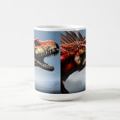 Scary Spinosaurus Dinosaur Koffiemok (Center)