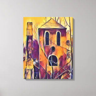 SCARY SPOOKY HALLOWEEN FUN CANVAS AFDRUK