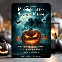 Scary Spooky Haunted House Volwassen Halloween Par Kaart