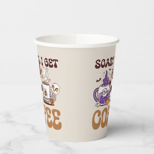 Scary Til I Get Coffee Papieren Bekers