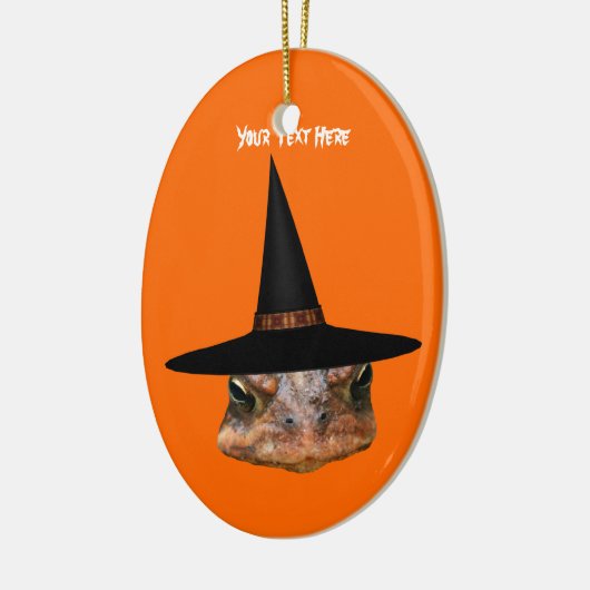 Scary Toad Face Halloween Ornament (Links)