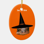 Scary Toad Face Halloween Ornament (Voorkant)