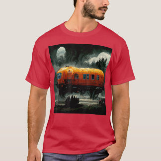 SCARY TRAIN Florida HAUNTED HUUSE RAILROAD T-shirt