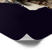 Scary Wall Breakout Dinosaur T-Rex Poster Print (Hoek)