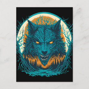 Scary Werewolf Briefkaart