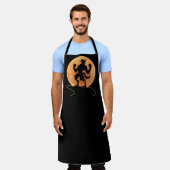 Scary Werewolf Howling Trick or treat Halloween Schort (Gedragen)