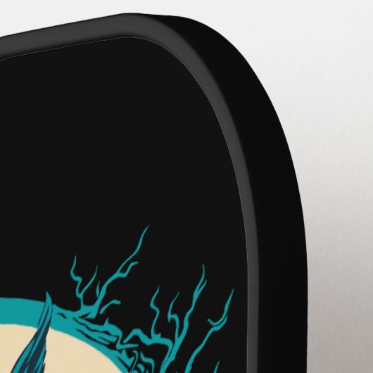 Scary Werewolf Pickleball Paddle (Links Detail)