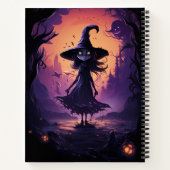 Scary Witch Halloween Notitieboek (Achterkant)