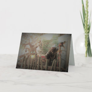 Scary Witch Halloween Wenskaart Feestdagen Kaart