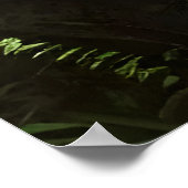 Scary wolf beast in het bos | AI Art Poster (Hoek)