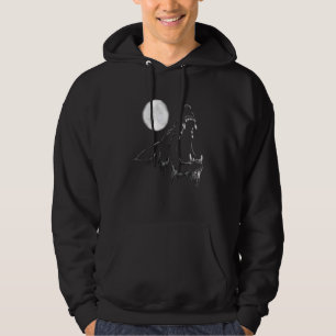 Scary Wolf Halloween Costume for Men Women Hoodie