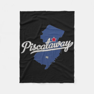 Scataway New Jersey Nj Kaart Fleece Deken
