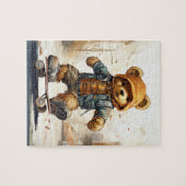 Scater Teddy Bear Puzzel Jigsaw (Horizontaal)
