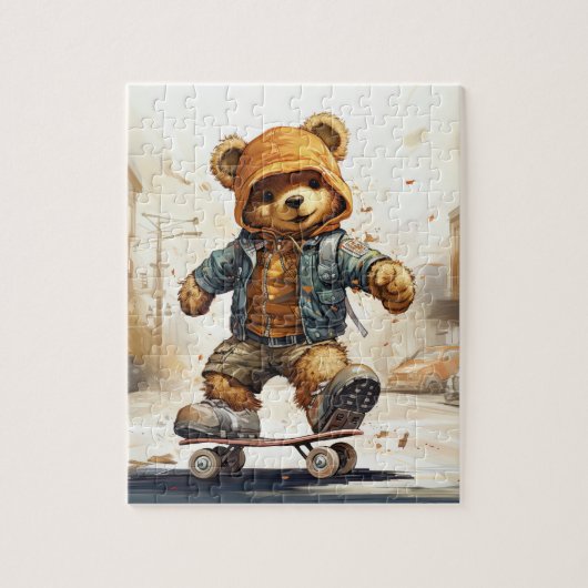 Scater Teddy Bear Puzzel Jigsaw (Verticaal)