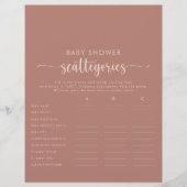 Scatologiespel Terracotta Baby shower (Voorkant)