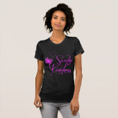 Scatter Kindness, hot roze T-shirt (Voorkant volledig)