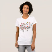 Scatter Kindness Shirt, Positiviteit T-shirt (Voorkant volledig)